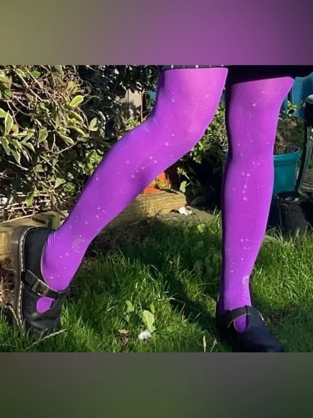 Hallow queen Tights- Purple Haze